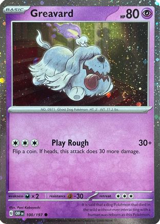 Greavard (Cosmos Holo) 100/197  - Holofoil - Common
