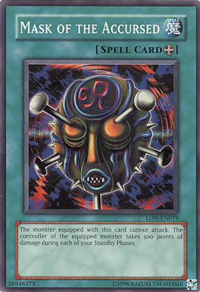 Mask of the Accursed (LON-EN019) - Super Rare