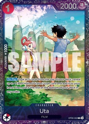 Uta (Treasure Cup 2025) (OP09-002) - Rare