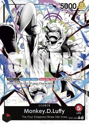 Monkey.D.Luffy (001) (Parallel) (ST21-001) - Leader