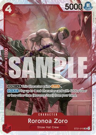 Roronoa Zoro (ST21-015) - Super Rare