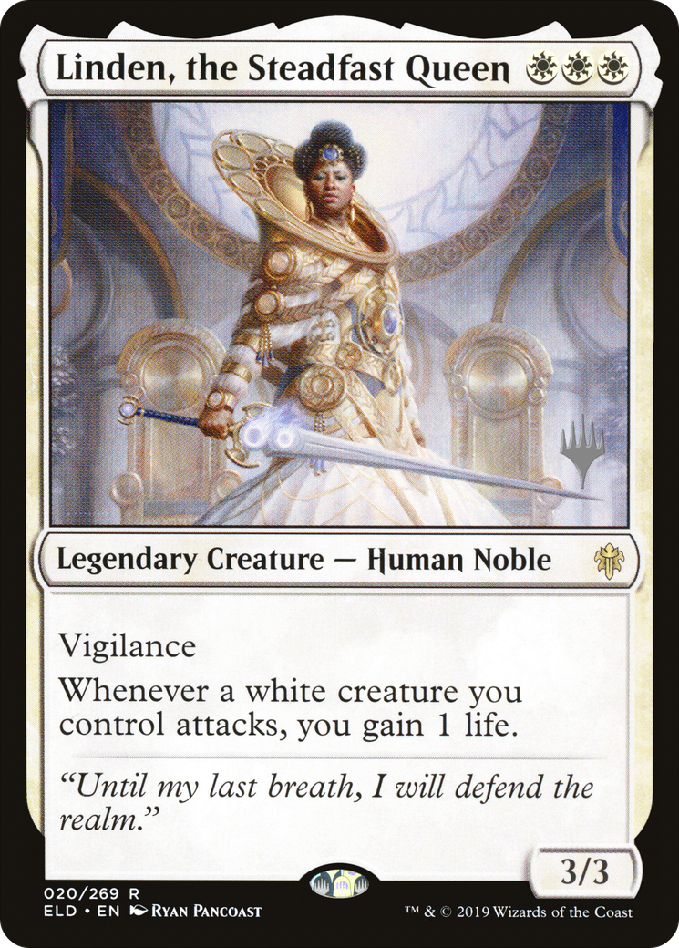 Linden, la reine inébranlable (Pack promotionnel) [Promotions du Trône d'Eldraine] 