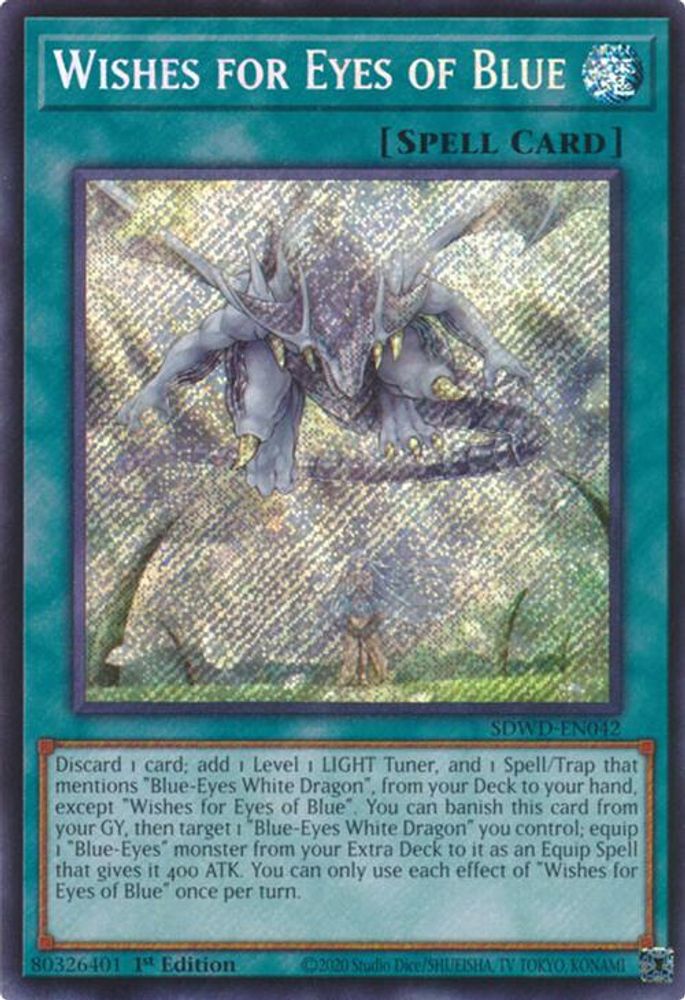 Wishes for Eyes of Blue (Secret Rare) (SDWD-EN042) - Secret Rare