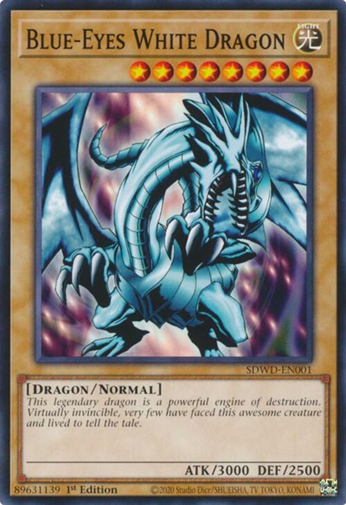 Blue-Eyes White Dragon (SDWD-EN001) (SDWD-EN001) - Common
