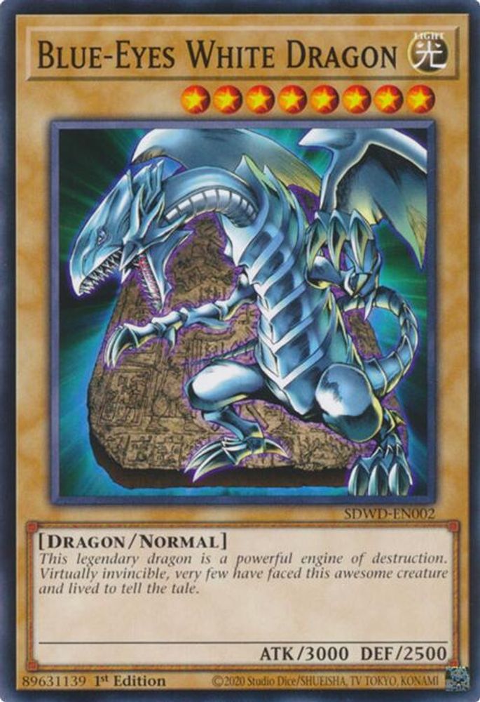 Blue-Eyes White Dragon (SDWD-EN002) (SDWD-EN002) - Common