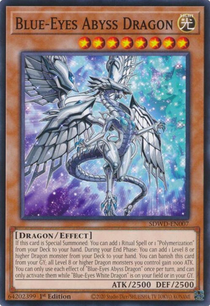 Blue-Eyes Abyss Dragon (SDWD-EN007) - Common
