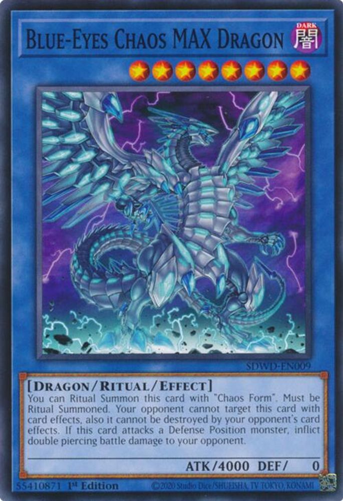 Blue-Eyes Chaos MAX Dragon (SDWD-EN009) - Common