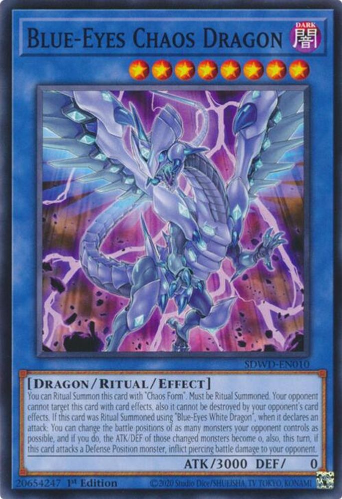 Blue-Eyes Chaos Dragon (SDWD-EN010) - Common
