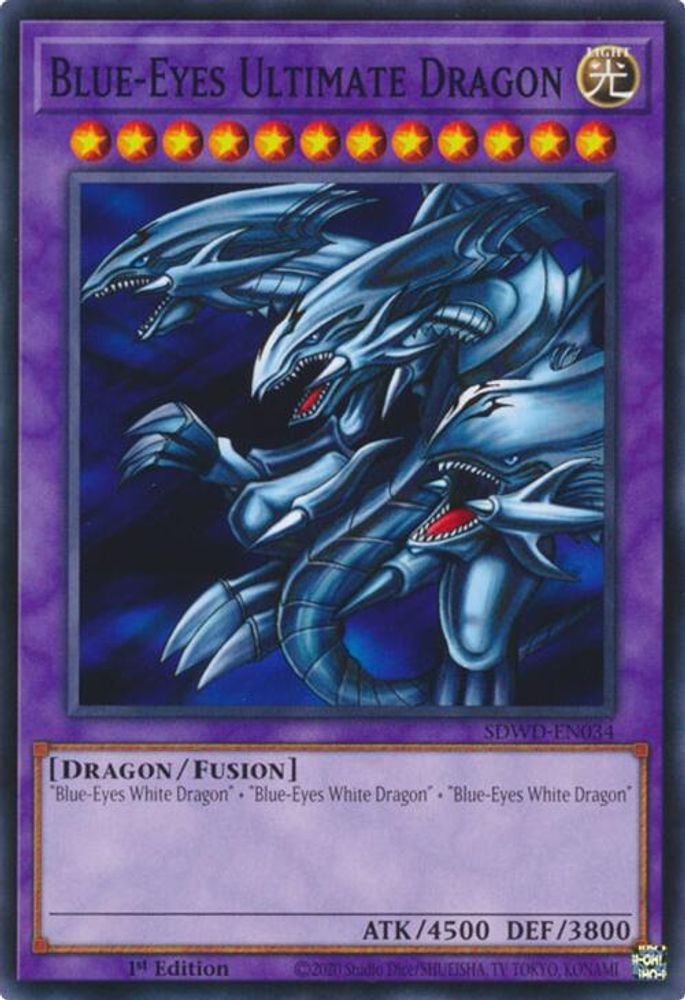 Blue-Eyes Ultimate Dragon (SDWD-EN034) - Common
