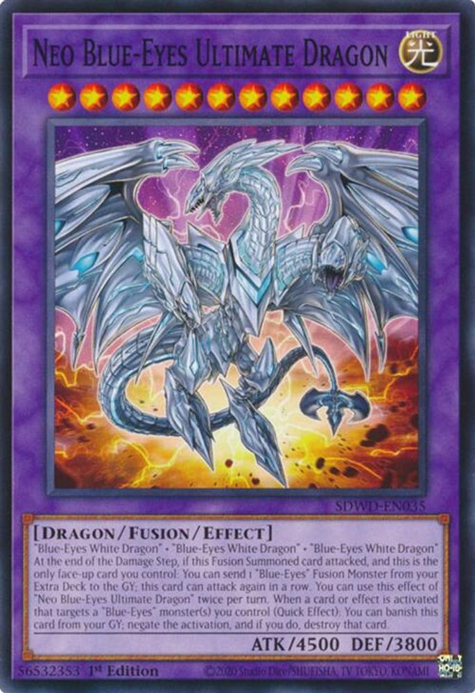 Neo Blue-Eyes Ultimate Dragon (SDWD-EN035) - Common