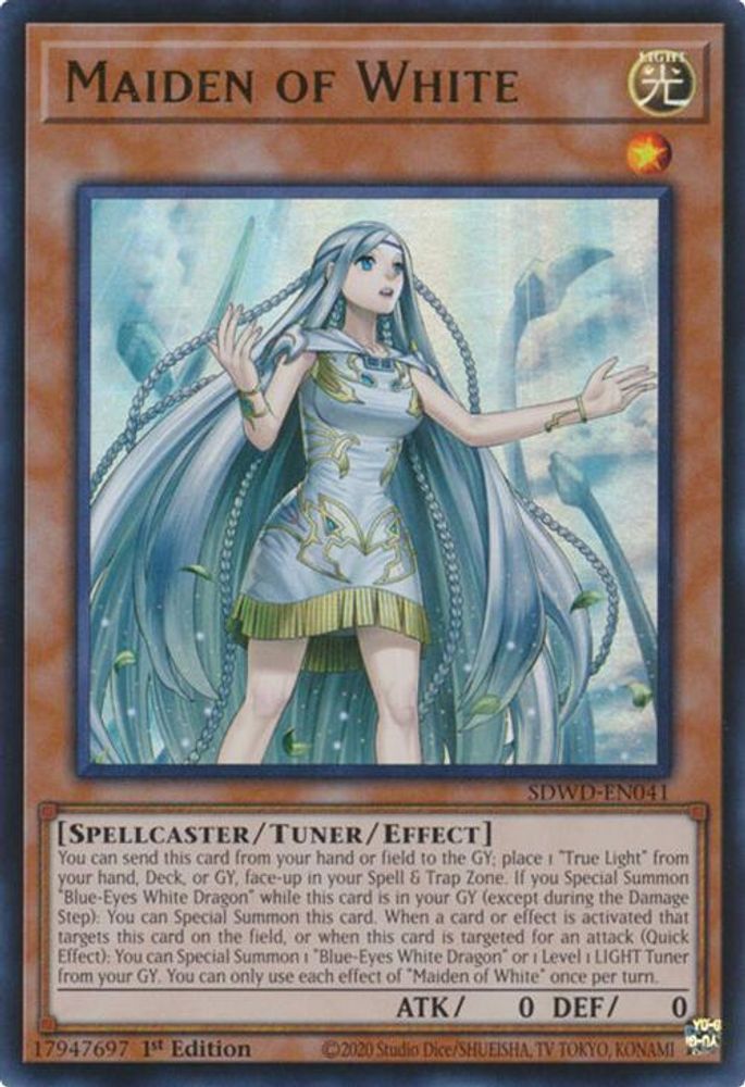 Maiden of White (SDWD-EN041) - Ultra Rare