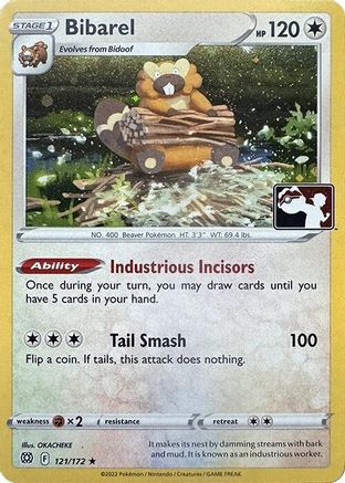 Bibarel (Cosmos Holo) 121/172  - Holofoil - Rare