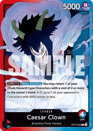 Caesar Clown (002) (OP10-002) - Leader