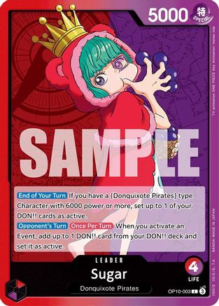 Sugar (003) (OP10-003) - Leader