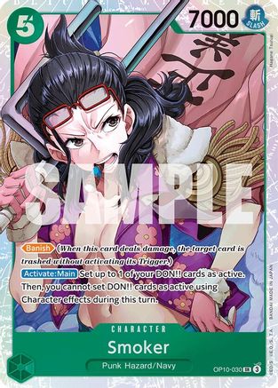Smoker (030) (OP10-030) - Super Rare