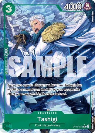 Tashigi (Parallel) (OP10-032) - Super Rare