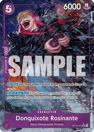 Donquixote Rosinante (Parallel) (OP10-072) - Super Rare