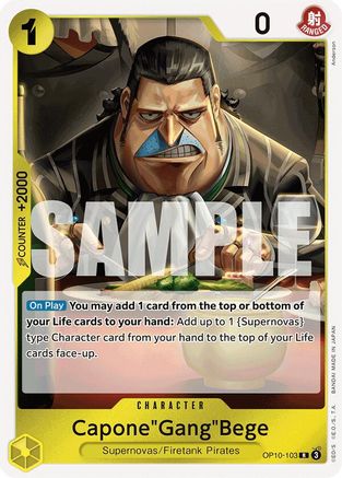 Capone"Gang"Bege (OP10-103) - Rare