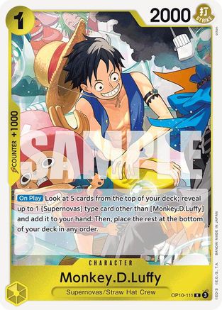 Monkey.D.Luffy (111) (OP10-111) - Rare