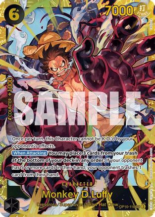 Monkey.D.Luffy (118) (OP10-118) - Secret Rare
