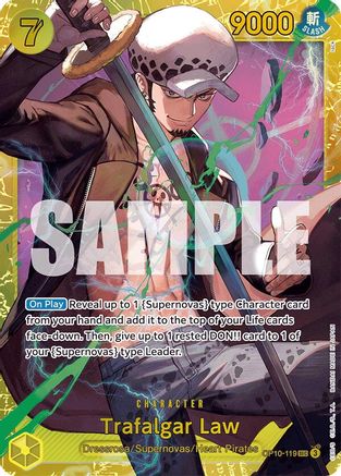 Trafalgar Law (119) (OP10-119) - Secret Rare