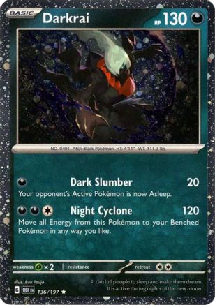 Darkrai (Cosmos Holo) 136  - Holofoil - Rare