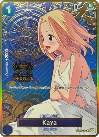 Kaya (One Piece Japanese Version 2nd Anniversary Set) (OP03-044) - Rare