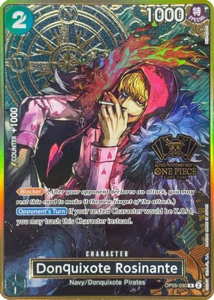 Donquixote Rosinante (One Piece Japanese Version 2nd Anniversary Set) (OP05-030) - Rare
