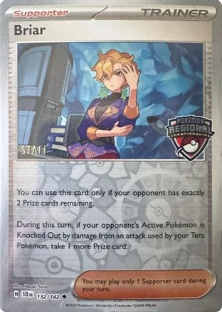 Briar (Regional Championship) [Staff] 132/142  - Reverse Holofoil - Uncommon