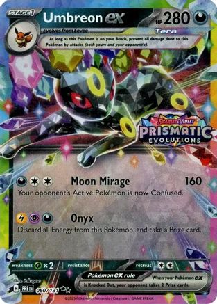 Umbreon ex (Prismatic Evolutions Stamp) 060/131  - Holofoil - Promo