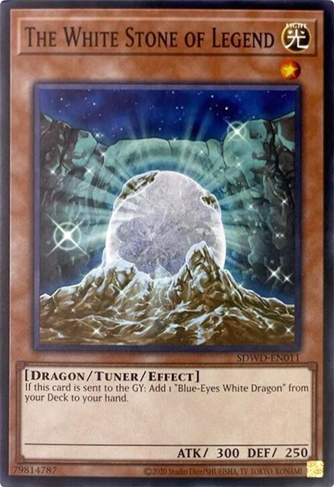 The White Stone of Legend (Unlimited Misprint) (SDWD-EN011) - Common