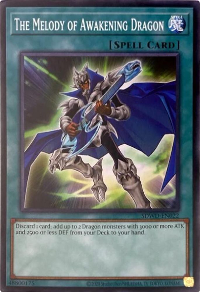 The Melody of Awakening Dragon (Unlimited Misprint) (SDWD-EN022) - Common