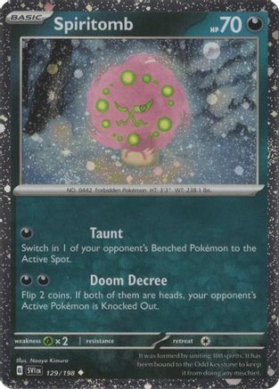 Spiritomb (Cosmos Holo) 129/198  - Holofoil - Uncommon