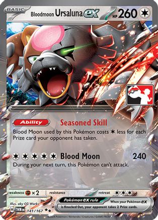 Bloodmoon Ursaluna ex 141  - Holofoil - Double Rare