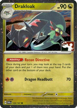 Drakloak 129  - Holofoil - Common