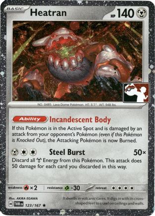 Heatran 123  - Holofoil - Rare