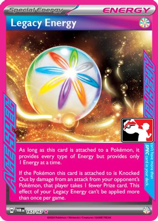 Legacy Energy 167  - Holofoil - ACE SPEC Rare