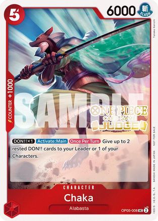 Chaka (Judge Pack Vol. 5) (OP05-008) - Uncommon