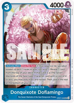 Donquixote Doflamingo (Judge Pack Vol. 5) (OP07-048) - Uncommon