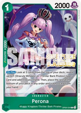 Perona (Judge Pack Vol. 5) (OP09-034) - Rare
