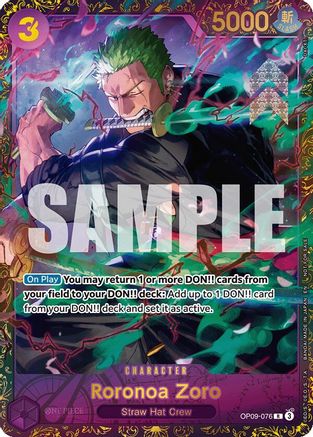 Roronoa Zoro (Championship 25-26 Regionals Season 1) (OP09-076) - Rare