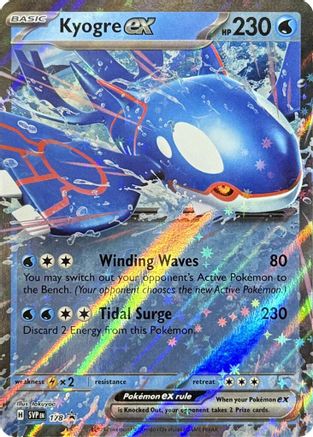 Kyogre ex 178  - Holofoil - Promo