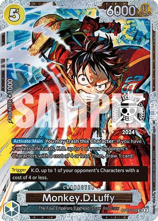 Monkey.D.Luffy (Championship 2024 World Final 2nd Place) (OP07-109) - Super Rare