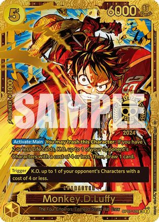 Monkey.D.Luffy (Championship 2024 World Final 1st Place) (OP07-109) - Super Rare