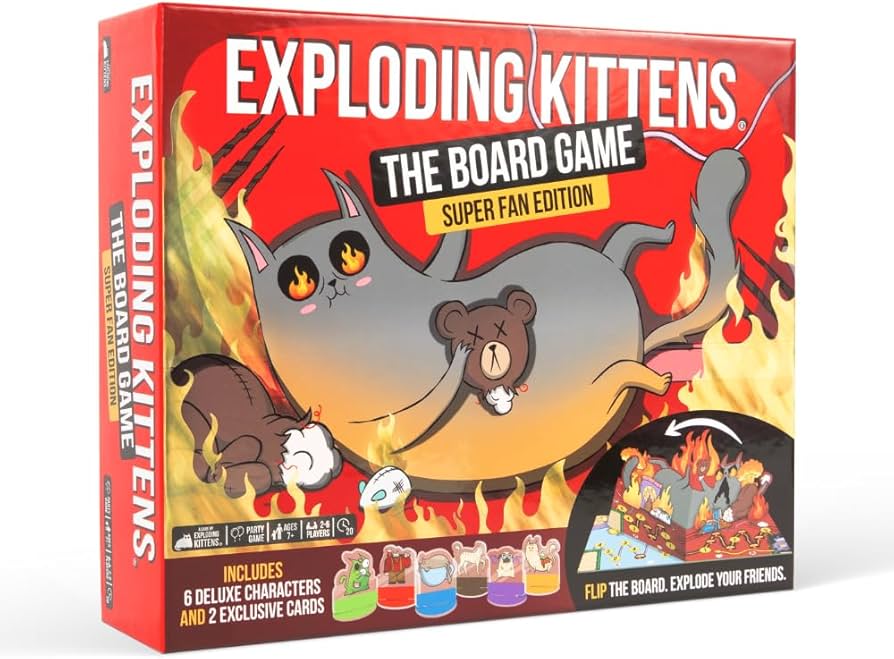 Exploding Kittens: The Board Game - Superfan Edition