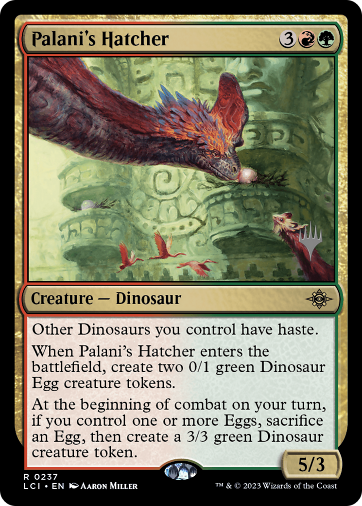 Palani's Hatcher (Promo Pack) [Les cavernes perdues d'Ixalan Promos] 
