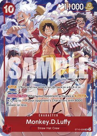 Monkey.D.Luffy (One Piece Day Dallas 2025) (ST10-006) - Super Rare