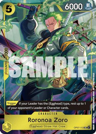Roronoa Zoro (One Piece Day Dallas 2025) (OP07-113) - Uncommon