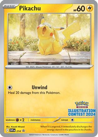 Pikachu (Illustration Contest 2024) 214  - Promo