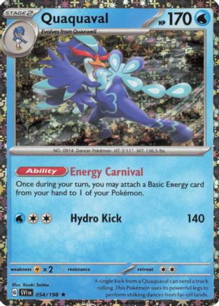 Quaquaval (Sparkle Holo) 054/198  - Holofoil - Promo